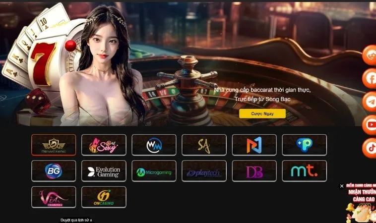 Đa dạng các sảnh Casino online U888 để lựa chọn trải nghiệm
